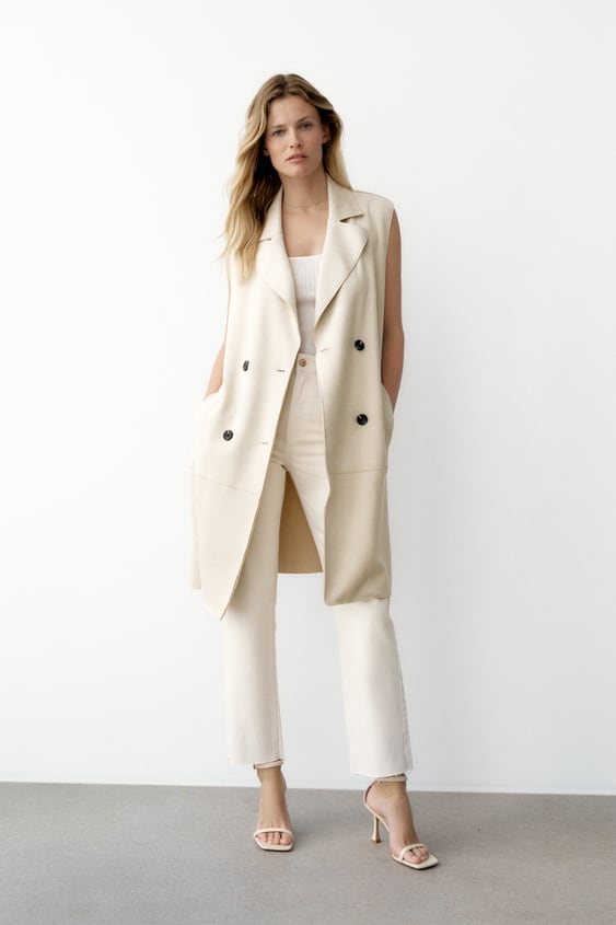 faux suede prsluk
