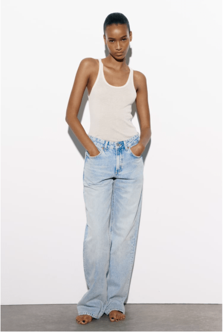 zara traperice mid rise