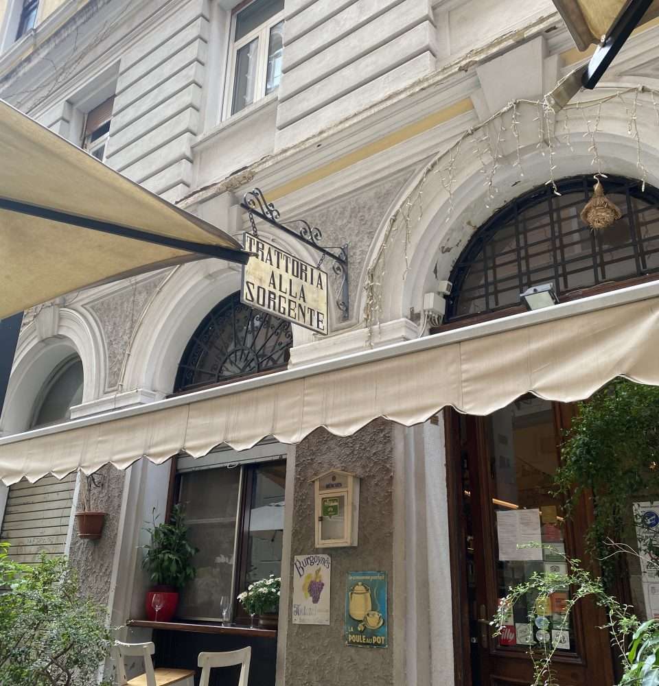 trattoria alla sorgente
