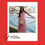 haljina s crvenim gingham uzorkom