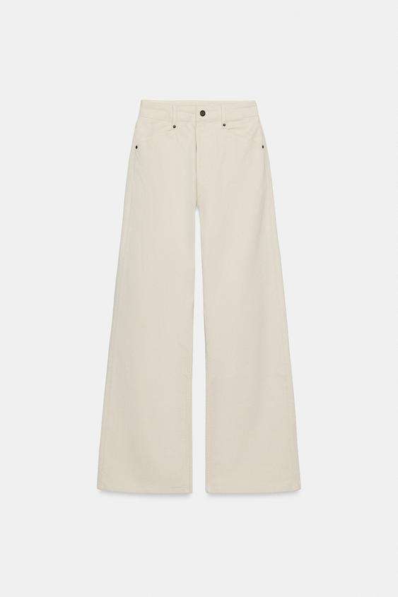 zara traperice ecru
