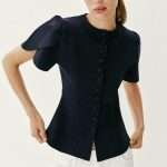 zara kardigan tamno plavi