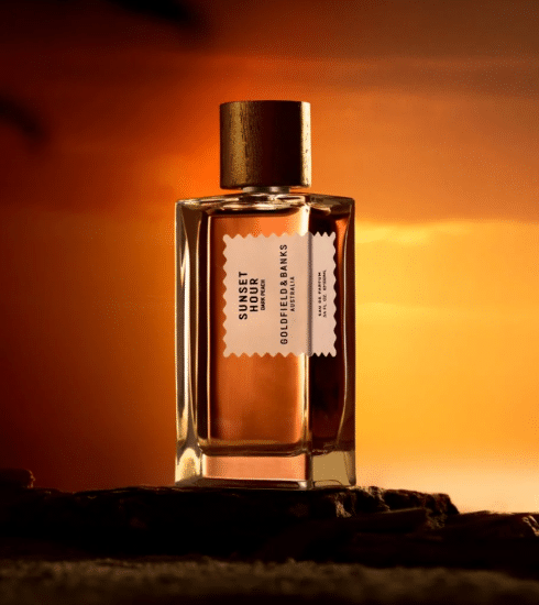 sunset hour dark peach